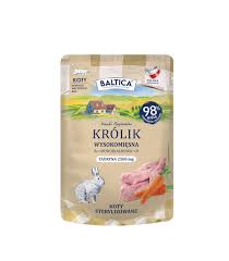 Baltica Smaki Regionów Saszetka 100g Mono Królik