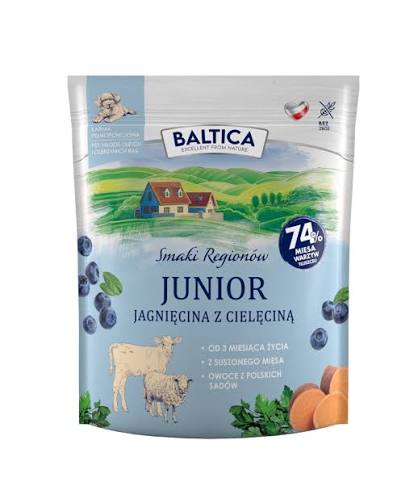 Baltica Smaki Regionów – Junior jagnięcina z cielęciną 1 kg