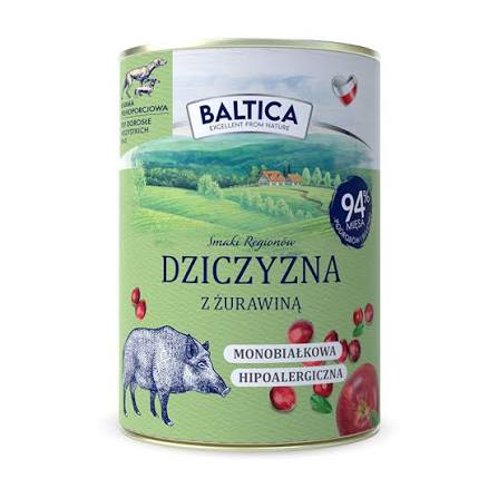 Baltica Smaki Regionów – Dziczyzna z żurawiną 400 g