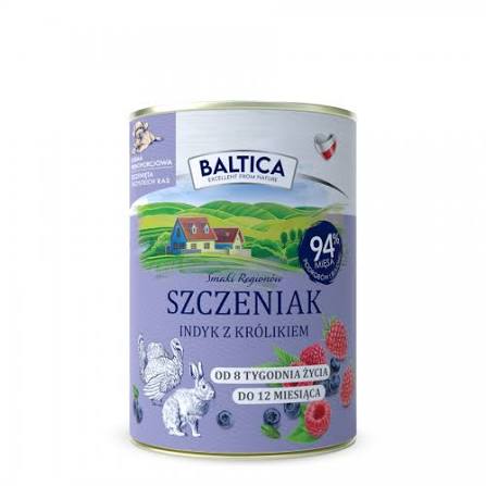 Baltica Smaki Regionów – Indyk z królikiem (SZCZENIAK) 400 g