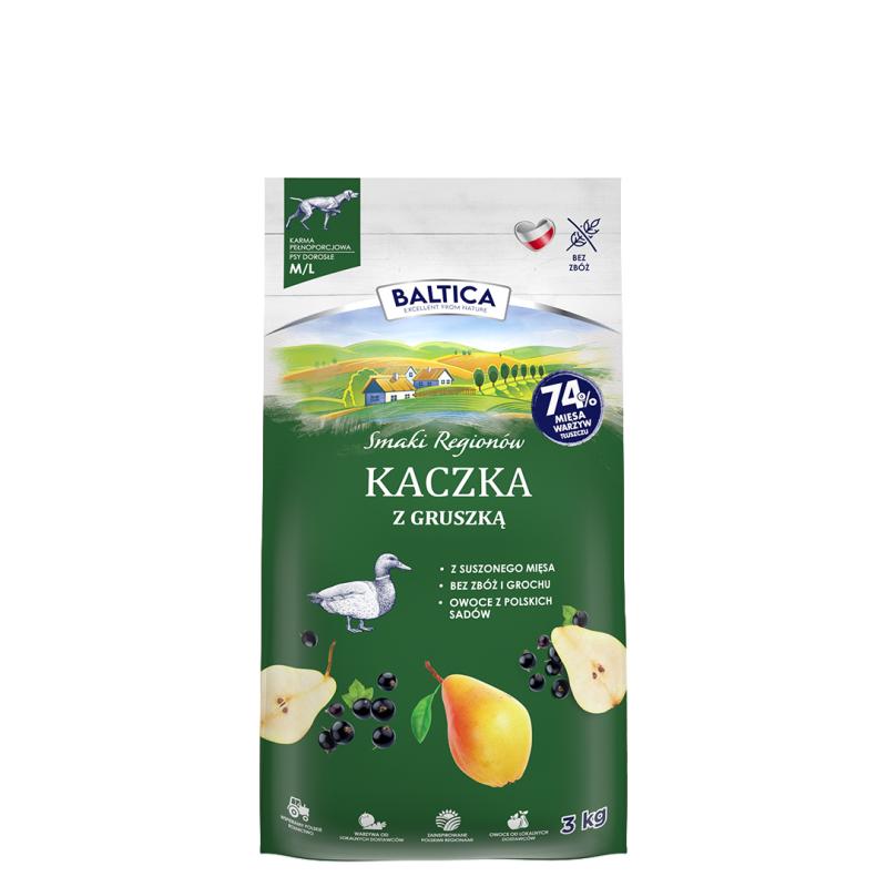 Baltica Smaki Regionów – Kaczka Z Gruszką M/L 3 kg