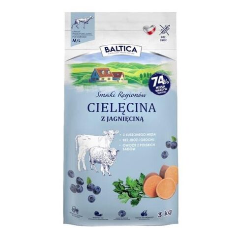 Baltica Smaki Regionów – Cielęcina Z Jagnięciną M/L 3 kg