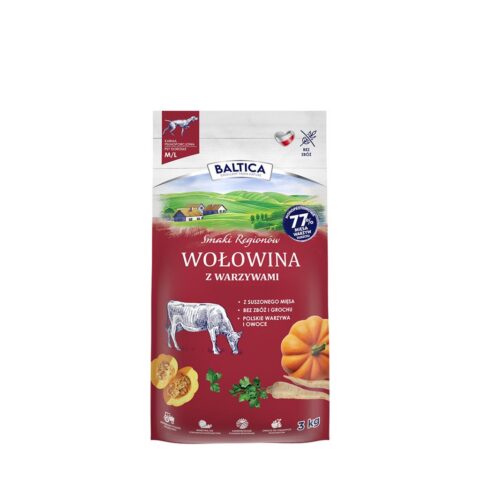 Baltica Smaki Regionów – Wołowina Z Warzywami M/L 3 kg