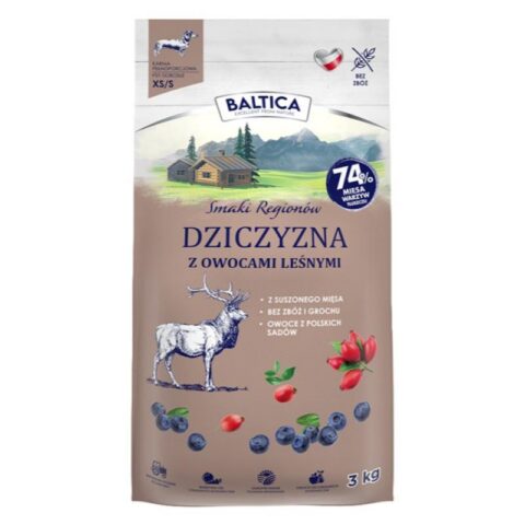 Baltica Smaki Regionów – Dziczyzna Z Owocami Leśnymi M/L 3 kg