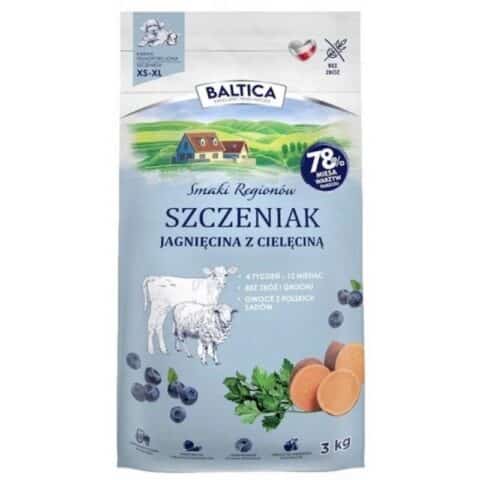 Baltica Smaki Regionów – Puppy Jagnięcina Z Cielęciną 3 kg