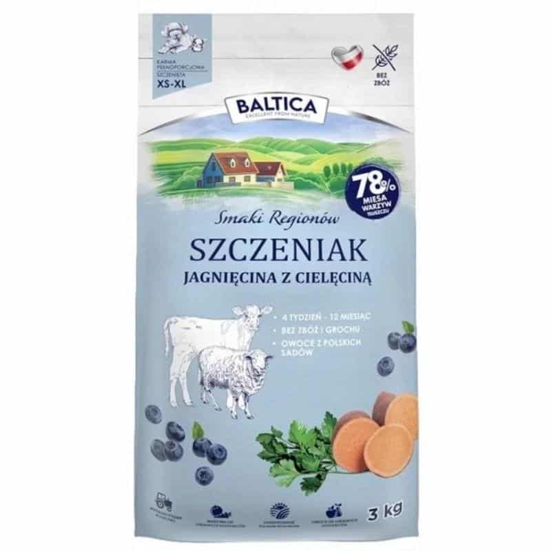 Baltica Smaki Regionów – Puppy Jagnięcina Z Cielęciną 3 kg