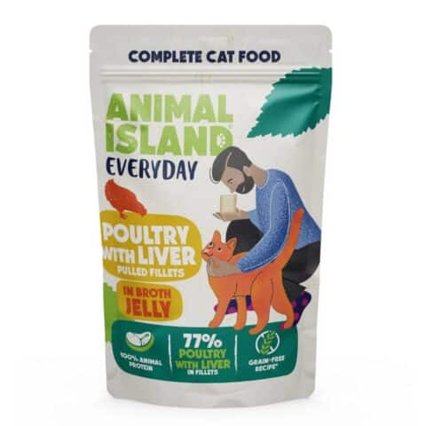 Animal Island Everyday Drób z Wątróbką w galaretce 85 g