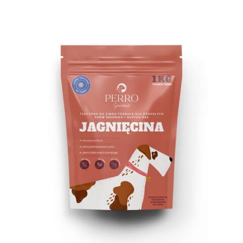 PERRO Gourmet Jagnięcina 1 kg M/L