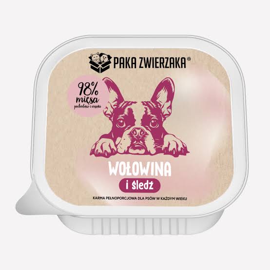 Paka Zwierzaka Wołowina i Śledź 150 g