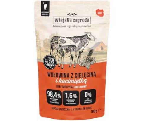 Wiejska Zagroda Pasztet Wołowina z cielęciną i kocimiętką 100 g